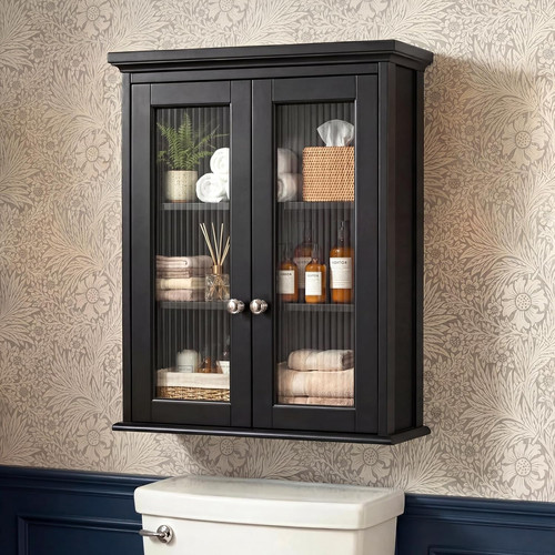 Wall mounted bathroom cabinet - bathroom,