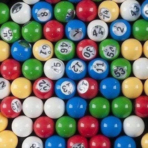Multi color bingo ball set - color,