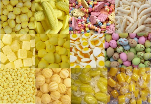 Easter yellow sweets - easter,