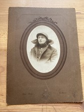 WWI Cabinet Card Photo Belgian