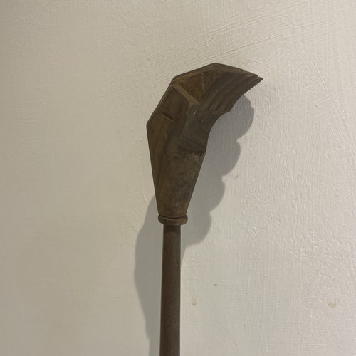 Vintage wooden back scratcher - back,