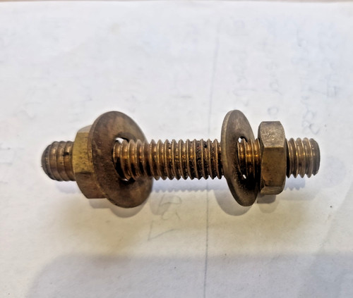 Vintage solid brass bsw - 3,