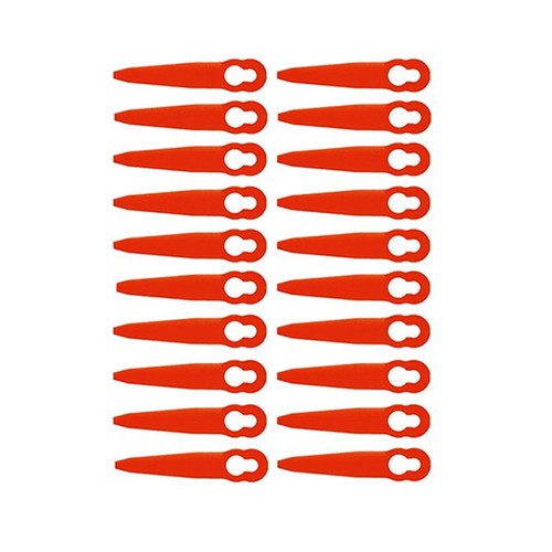20x plastic strimmer blades - plastic,