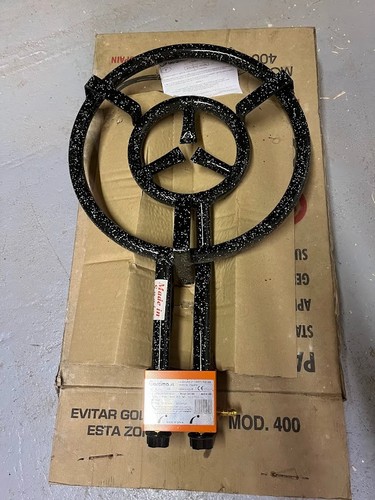 Double ring paella gas burner - paella,
