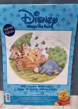 Limited Edition Winnie Pooh Cross Stitch Kit Watercolours Sleepy Afternoon H92