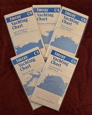 IMRAY YACHTING CHARTS 1985/86 X5 C3 C4 C5 C6 C9 South UK Portland Wight Lizard 