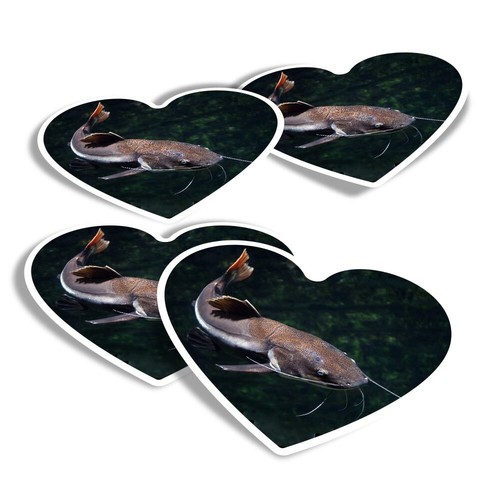 Heart stickers redtail - 4x,