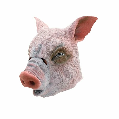 Adult pig mask halloween fancy - adult,