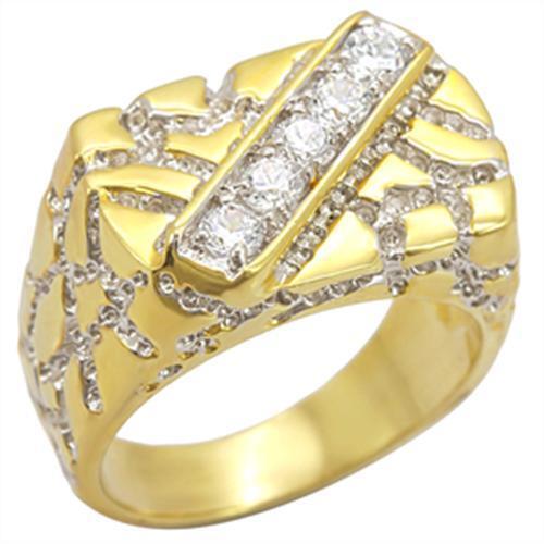 Mens gold ring - , signet