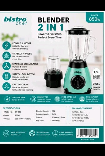 Bistro blender 2in juicer - blender, 1