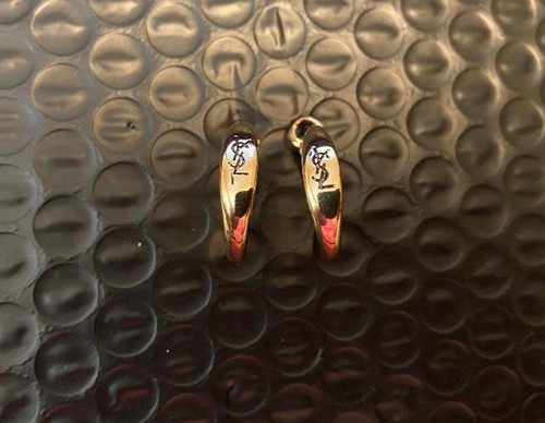 Ysl saint laurent gold plated - ysl,
