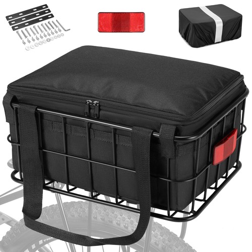 Bike basket rear for men - basket,