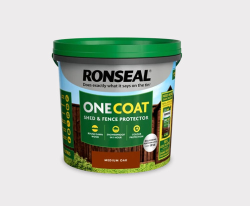 Ronseal one coat shed fence - shed,