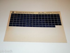 Microfich Ersatzteilkatalog