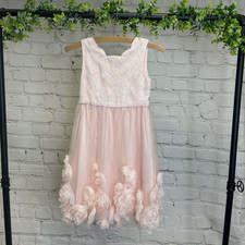 Monsoon Girls Dress Pink