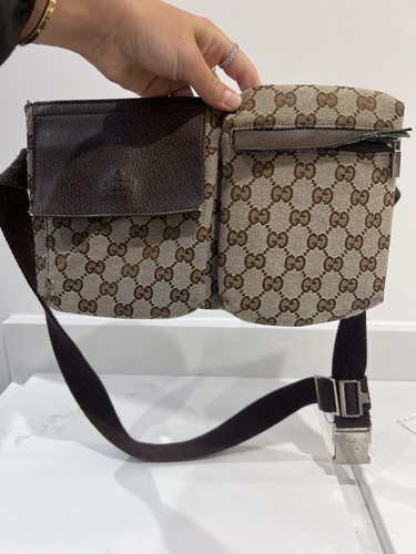 Gucci canvas double pocket - gucci,
