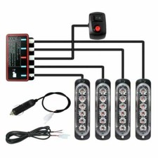 4x 6 LED Amber Recovery Strobe