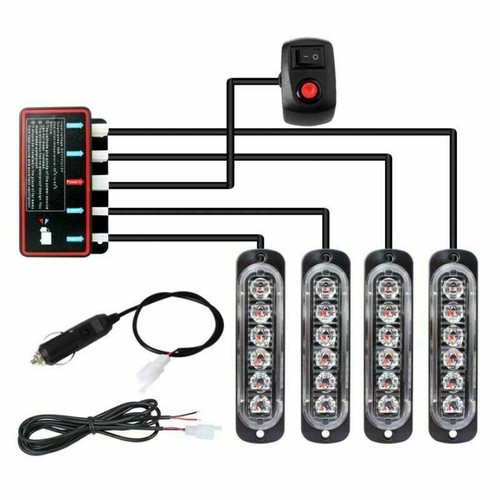 Led amber recovery - 4x, 6
