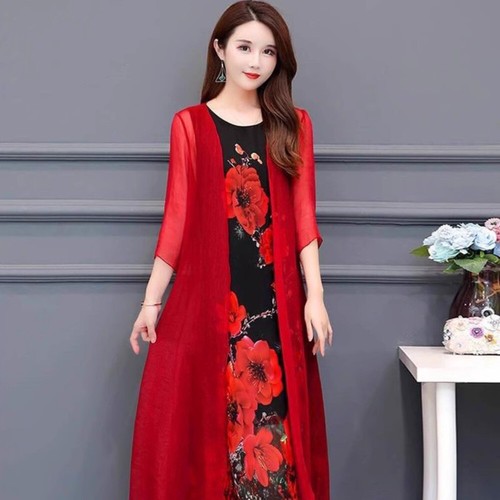 Ladies chiffon coat - ladies,