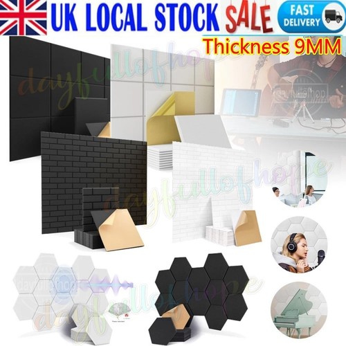 48x acoustic wall panel tiles - 48x,