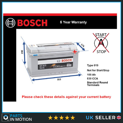 Car battery s5013 - s5013, bosch