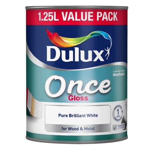 Dulux once gloss - gloss, pure