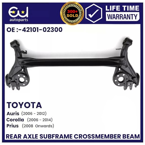 Rear axle subframe crossmember - axle,