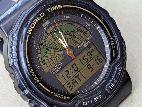 Vintage casio 387aw - vintage, 387aw-21u