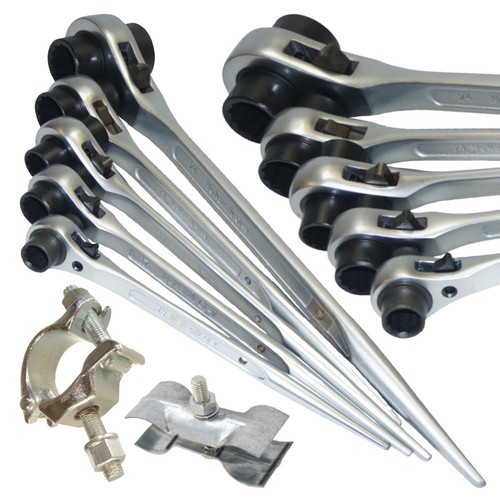 5pc scaffold spanner ratchet - 5pc,