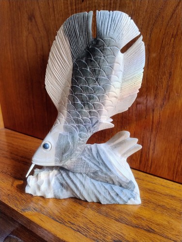 Vintage 1970s carved wooden - vintage,