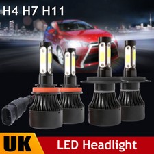 2x H4 H7 H11 LED Headlight COB