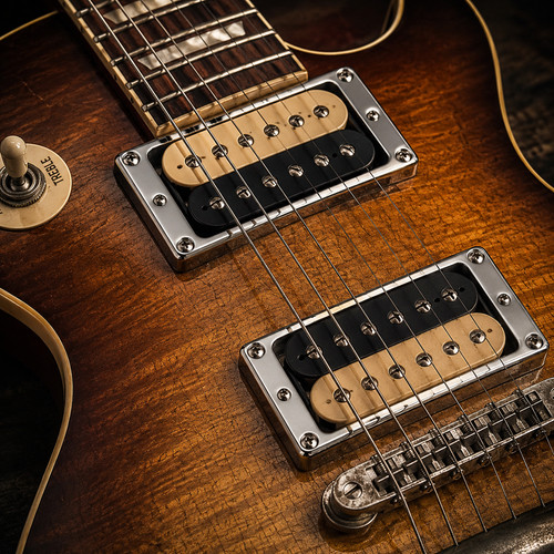 Curved humbucker pickup - curved,