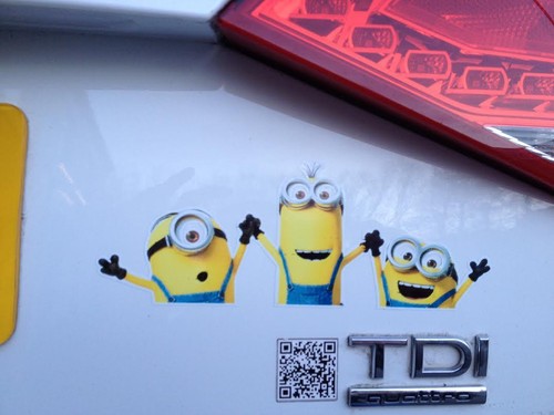 Despicable minion vinyl decal - minion,