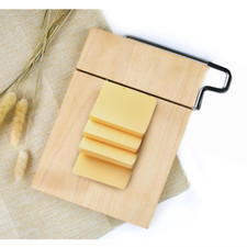 Luxury Wire Slicer Cheese Board Modern Wooden Cheese Cutting Houseware Item Gift