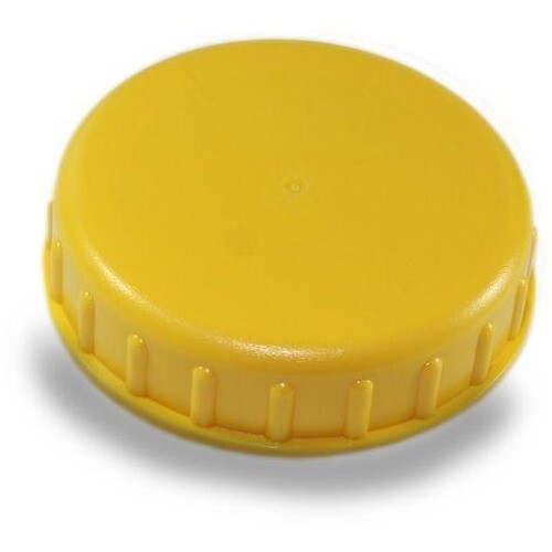Solid cap for water container - for,