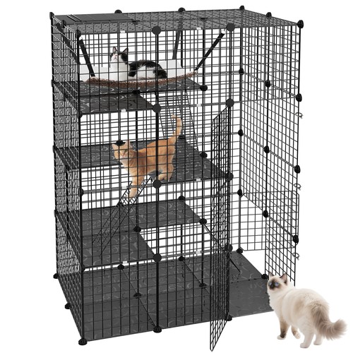 Cat cage tier diy enclosures - cage, 4-tier