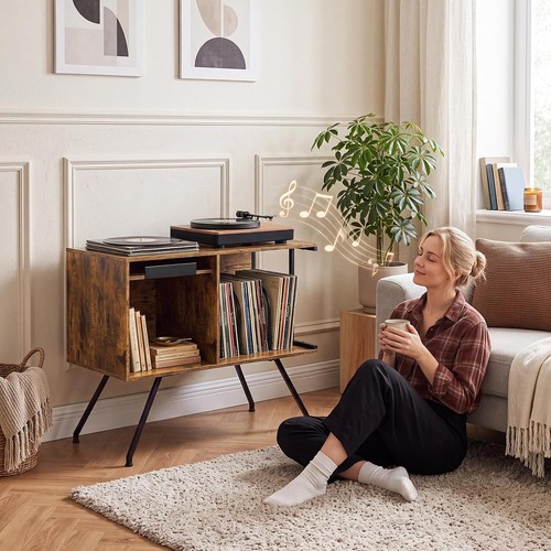 Record player stand - stand, cabinet