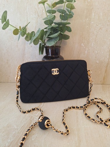 Chanel black matelassé - chanel,