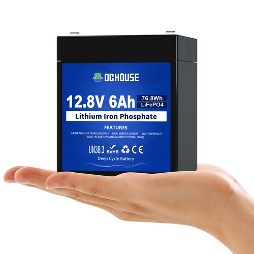 12v 6ah lifepo4 battery - 6ah,