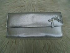Joanna Hall Small Silver Sparkle Clutch/Crossbody/Shoulder Bag