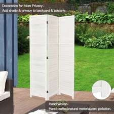 3/4/6 Panels Wooden Privacy