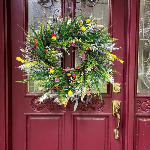 Spring easter wreath - easter,