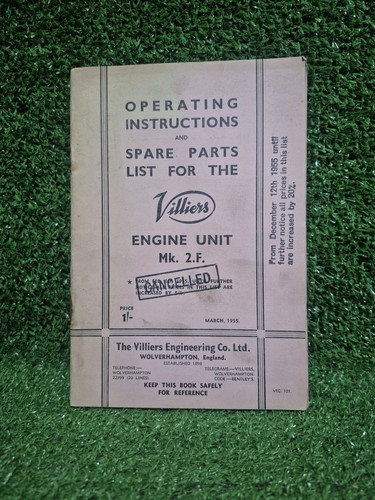 Villiers mark engine unit - villiers,