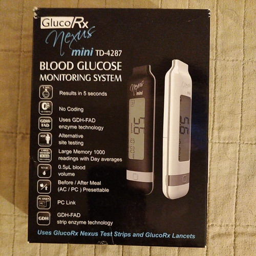 Glucorx nexus mini 4287 - td,