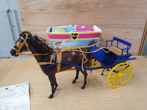 Sindy horse and gig - and, boxed