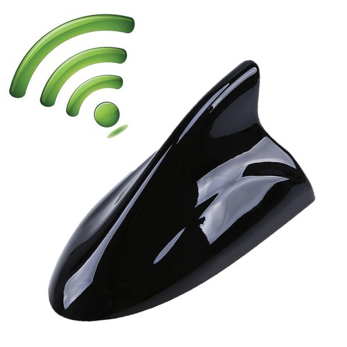 Black shark fin antenna am - shark,