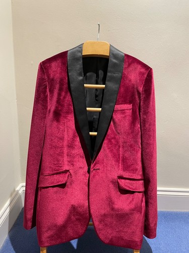 Asos man red - velvet, blazer