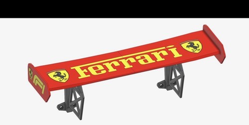 Ferrari spoiler wing - ferrari, f1