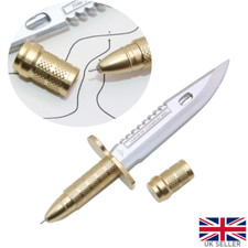 Novelty Gel Pen Dagger Military Army Pen Gift Fun Kids Knife Joke Stationery