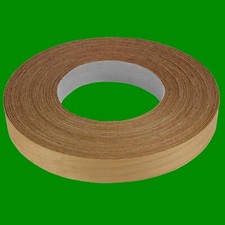 5m x 22mm Teak Pre-Glued Iron-On Melamine Worktop Edge Tape Edging Banding Strip